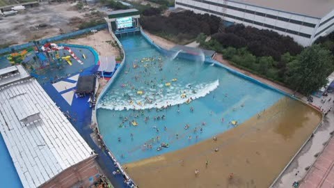 人工造浪 水上乐园设备 模拟海浪浪高1.5-3米
